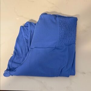 Vibrant Blue Smocked Top